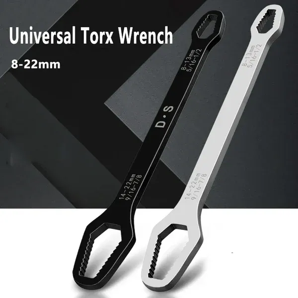 8-22mm Universal Wrench set with free 3-17mm wrench included